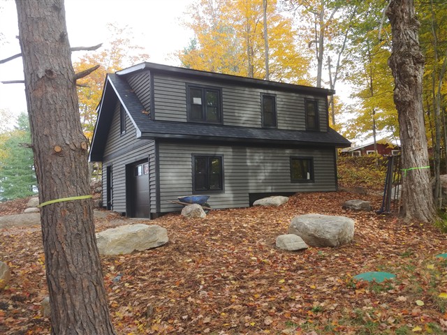 Woodland home exterior